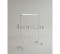 5М-01* (белый матовый) Вешало для одежды напольное одинарное , 1200Lх1650Hx500Dмм,