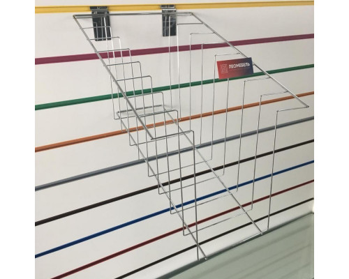 A119-8c - Держатель для колготок на 8 ячеек 185х300х180Н мм, хром