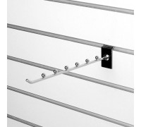 A134-300 Кронштейн прямой с 6-ю шариками, d=6мм, длина 300мм, хром