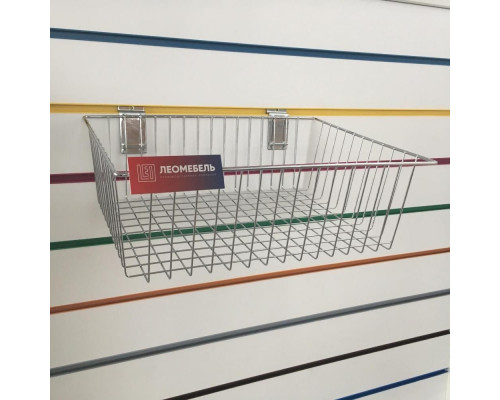 A198/h125c - Корзина 390х300х125Н мм, хром