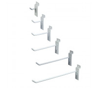 A*291/4 Крючок, длина 150мм, d=4мм, без наконечника, белый