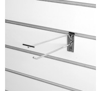 A325-250, d.5, Type 1 Крючок одинарный под ценникодержатель (А327-А328) длина 250 мм, d=5mm, хром