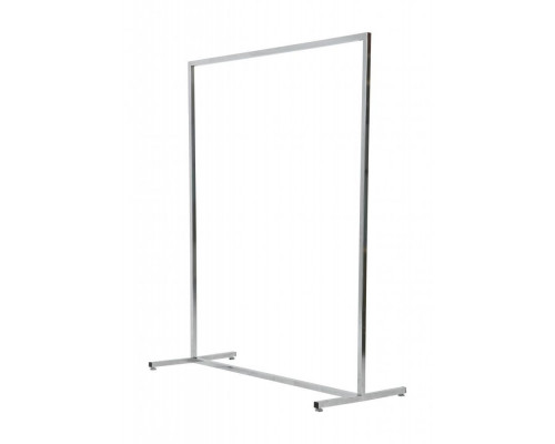 AST-01* (чёрный муар) Вешало для одежды напольное одинарное, 1200Lх1500Hx525Dмм