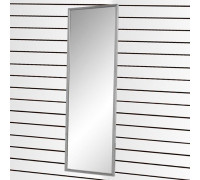 ASTM-03/12Е (хром) Зеркало навесное на Экономпанель,1200х425мм, полотно 1150х375мм