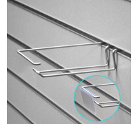 ЕК326-250 Еврокрючок без ценникодержателя, L=250мм, цинк