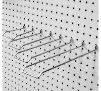 ЕКР551 Крючок для ценникодержателя для перфорированной панели, L=150мм