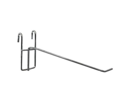 FG290-1 (L2/D3) Крючок на сетку 100мм, d.3мм (крепление пруток), хром