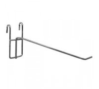 FG294-1 (L6/D5) Крючок на сетку 300мм, d.5мм (крепление пруток), хром