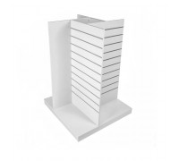 GX-400 Гондола X-образная напольная белая, 618*618*1282 мм, ( МДФ/ ЛДСП),, шаг паза 100 мм