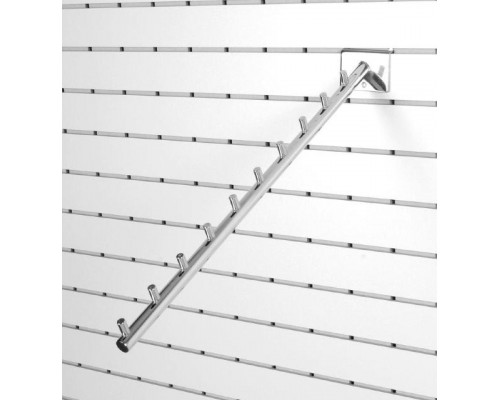 K111-10p/c Кронштейн наклонный с 10-ю штырьками, хром