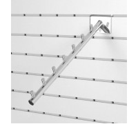 K111-7p/c Кронштейн наклонный с 7-ю штырьками, хром