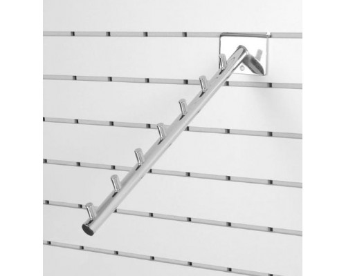 K111-7p/c Кронштейн наклонный с 7-ю штырьками, хром