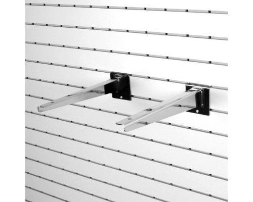 K226c Кронштейн для полки L=300мм, хром