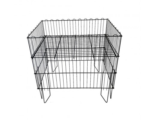 К2УЧ Корзина для распродаж с усиленным дном 600х800, чёрный