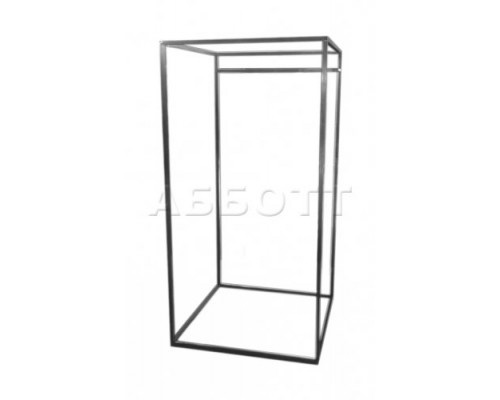 AST-PKZ (2 эл. хром) Кабина примерочная ,1000х1000х2000Hмм с зеркалом, 500х1500Нмм