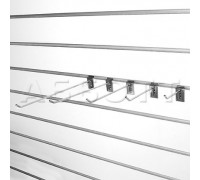 A290c/6p Крючок, длина 100мм, d=6мм, без наконечника, хром