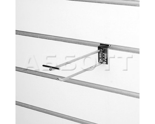 A325/150, d.5, Type2 Крючок одинарный прямой под ценникодержатель(А327-А328) длина150мм, d=5mm, хром