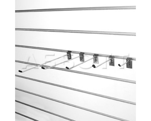 A291c/6c Крючок, длина 150мм, d=6мм, с наконечником, хром