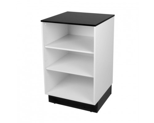 MD6-o Прилавок 970х600х600 черный/белый без дверок