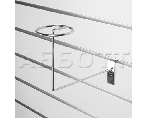 F118(А)c/5 Подставка для шляп, d=100 мм, H=145 мм, хром