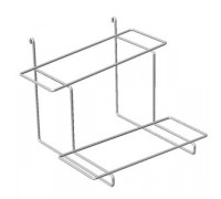 FG7-142 Полка комбинир. двухярусная для обуви 250х220хh190мм, хром