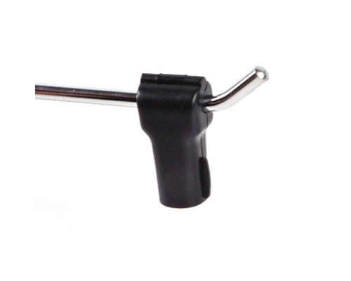 S056-6 Противокражный замок пластиковый на крючок d=6мм, красный