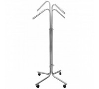 Z3-066с/HJ-38-4 Вешало 4-х рожковое, L=700мм, H=1000-2000мм, хром