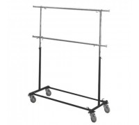 Z1-007 Вешало П-образное с 2-мя перекладинами, L=1200-2100мм, H=750-2000мм, черное