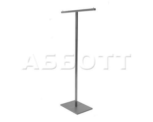 AST-21 Вешало металлическое, 1400*700 мм, основание МДФ платина (2 эл.)