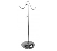 YL-494/GO-17 Вешало настольное, H=380-780мм, основание d170мм, хром
