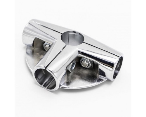 Z-UNO-chr-09 Зажим для труб в 5-ти напр. с 2 полками