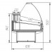 Холодильная витрина Айсберг Аркадия-СП 1,0 (с подтоварником)