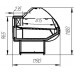 Витрина Айсберг Эллада-СНП 1,4 холодильная универсальная