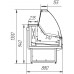 Витрина Айсберг Оптима-Н 1,3 морозильная