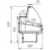Витрина Айсберг Оптима-СП 1,3 холодильная