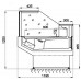 Холодильная витрина Ариада Гамбург ВС58-937 встроенный холод