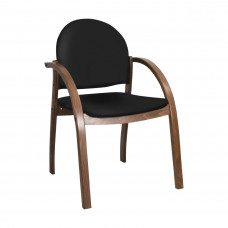 Стул Janet кожзам чёрный