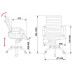 Кресло руководителя Бюрократ CH-883-LOW слоновая кость искусственная кожа низк.спин. крестовина металл хром