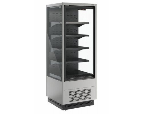 Холодильная горка универсальная Carboma FC20-07 VV 0,7-1 Standart фронт X1 версия 2.0 (9006-9005)