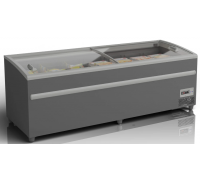 Ларь-бонета Aura 250 НТ/СТ (RAL 7037) с делителями и решетками