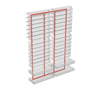 Настенный блок для мелкоштучного товара