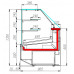 Витрина холодильная Casablanca КС95 VM 2,0-1 динамика