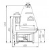 Витрина Полюс Эко ВХСд 1,2 кондитерская холодильная K85 SM 1,2-1