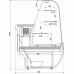 Витрина Прага 1,5 кондитерская холодильная