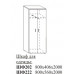 Шкаф для одежды ШФ222 Практик 80х56х200 см