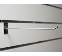 Крючок на экономпанель F290с/5 одинарный 10 см хром диаметр 5 мм