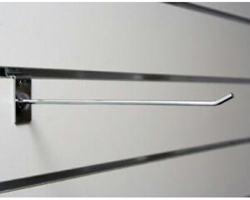 Крючок на экономпанель F291 одинарный 15 см хром диаметр 4 мм