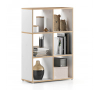 Gutta Модуль мебельный 101х68х30 см, 6 секций, белый, эвок