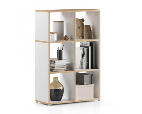 Gutta Модуль мебельный 101х68х30 см, 6 секций, белый, эвок