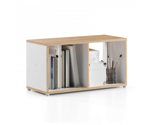 Gutta Модуль мебельный горизонтальный 35х68х30 см, 2 секции, белый, эвок